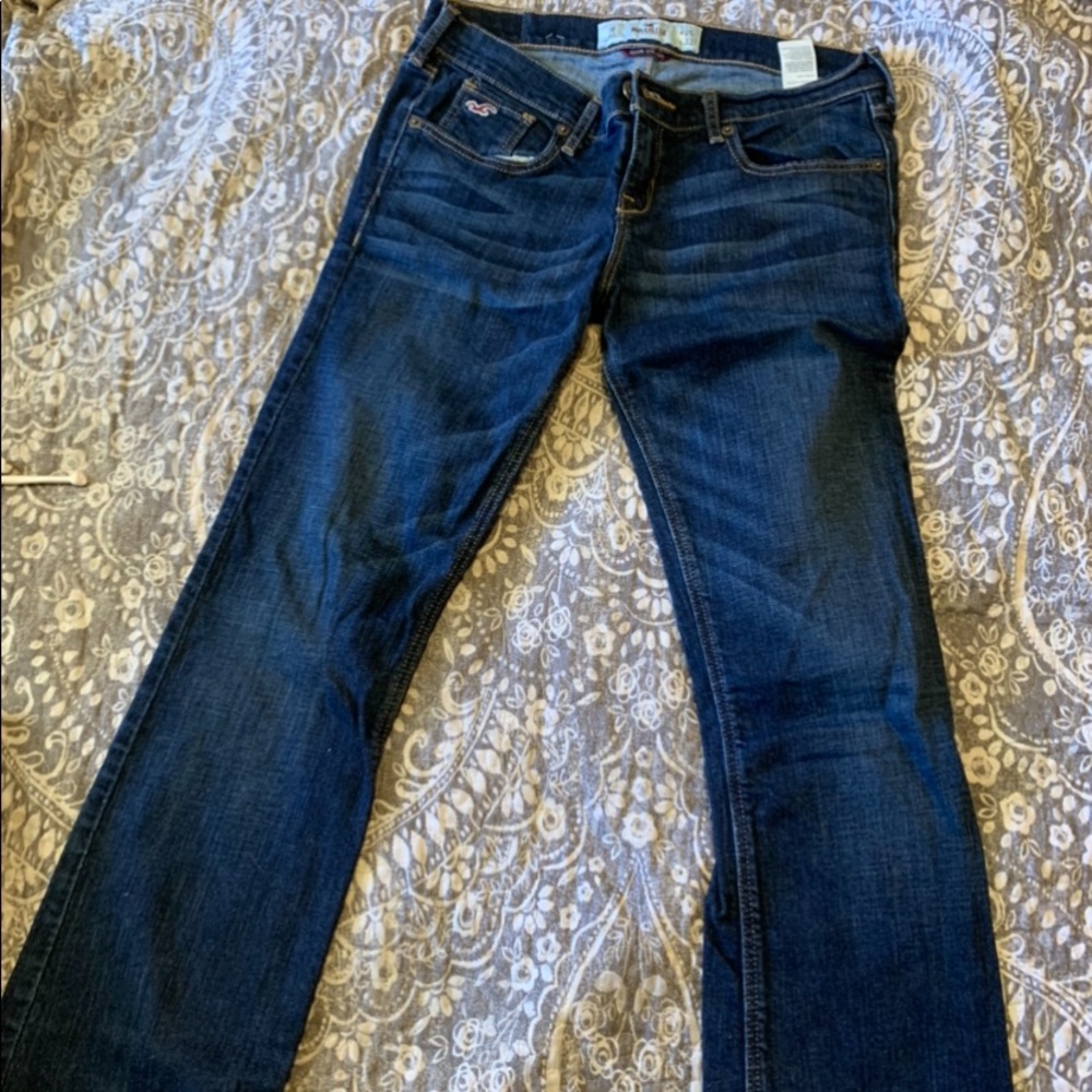 Boot cut blue jeans